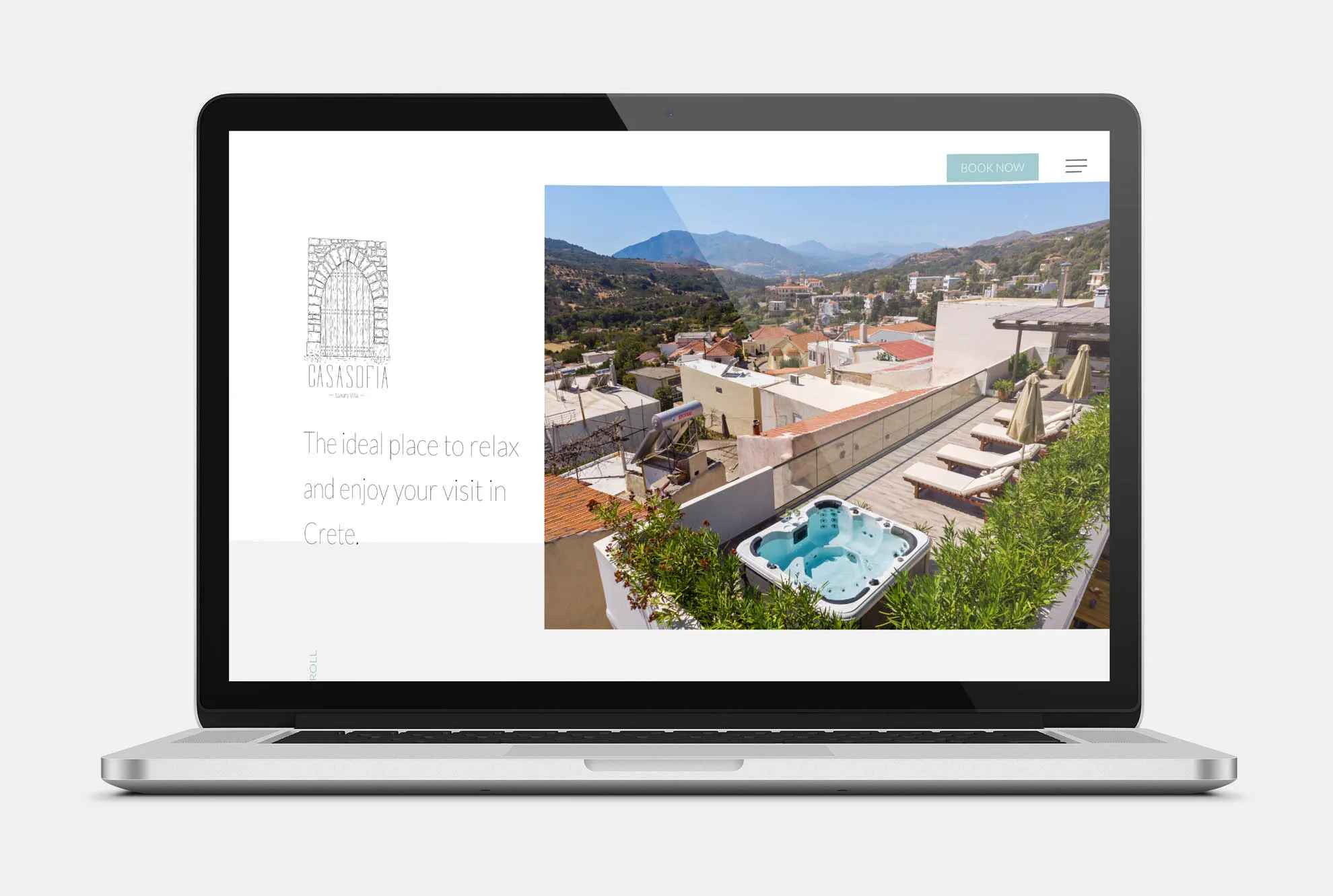 CASA SOFIA Web Design mockup