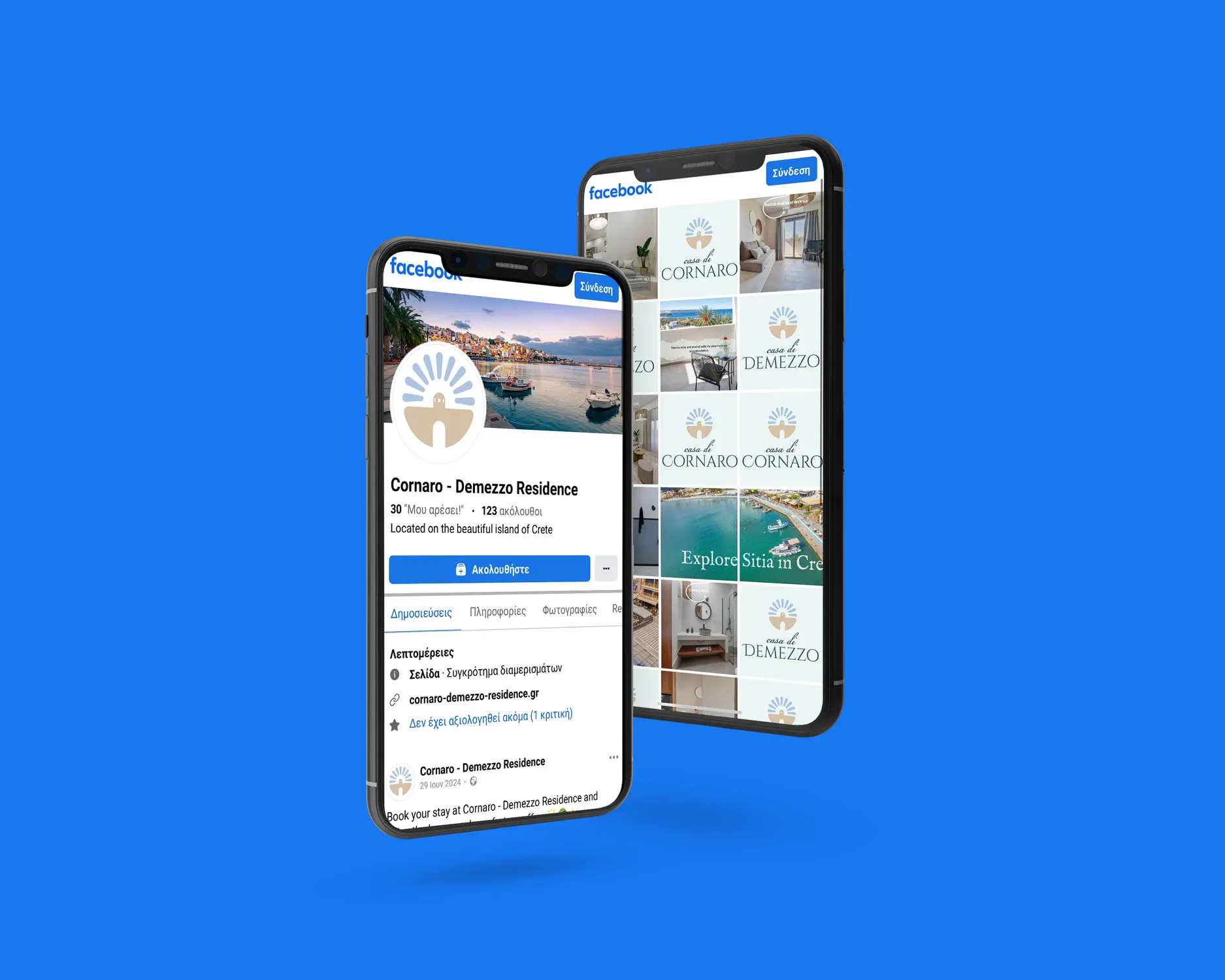 CORNARO – DEMEZZO RESIDENCE Social Media mockup