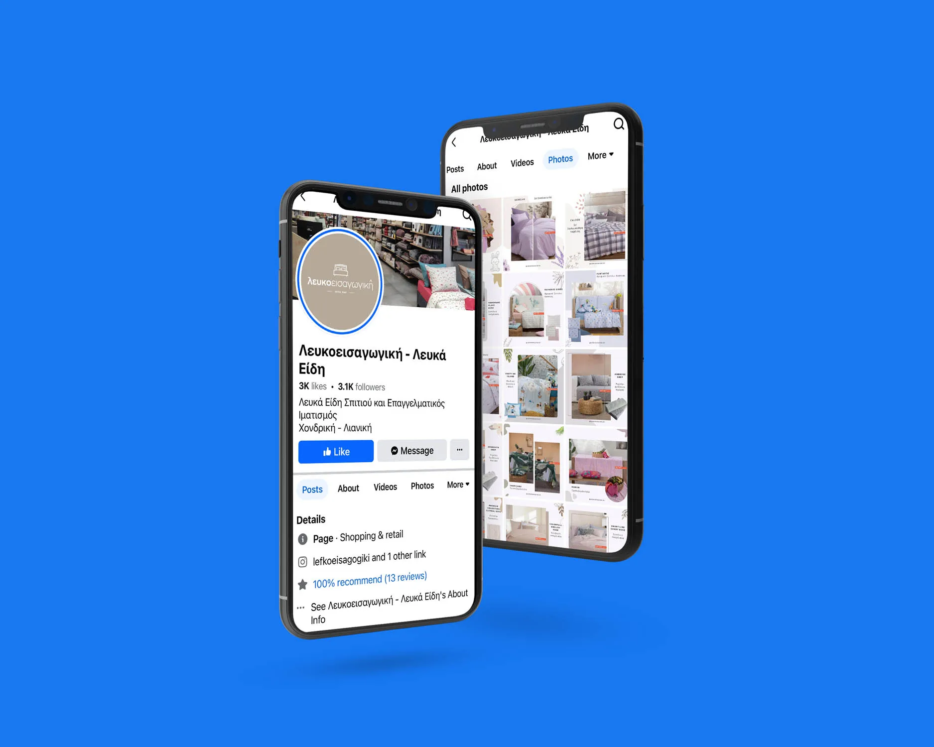 ΛΕΥΚΟΕΙΣΑΓΩΓΙΚΗ Social Media mockup
