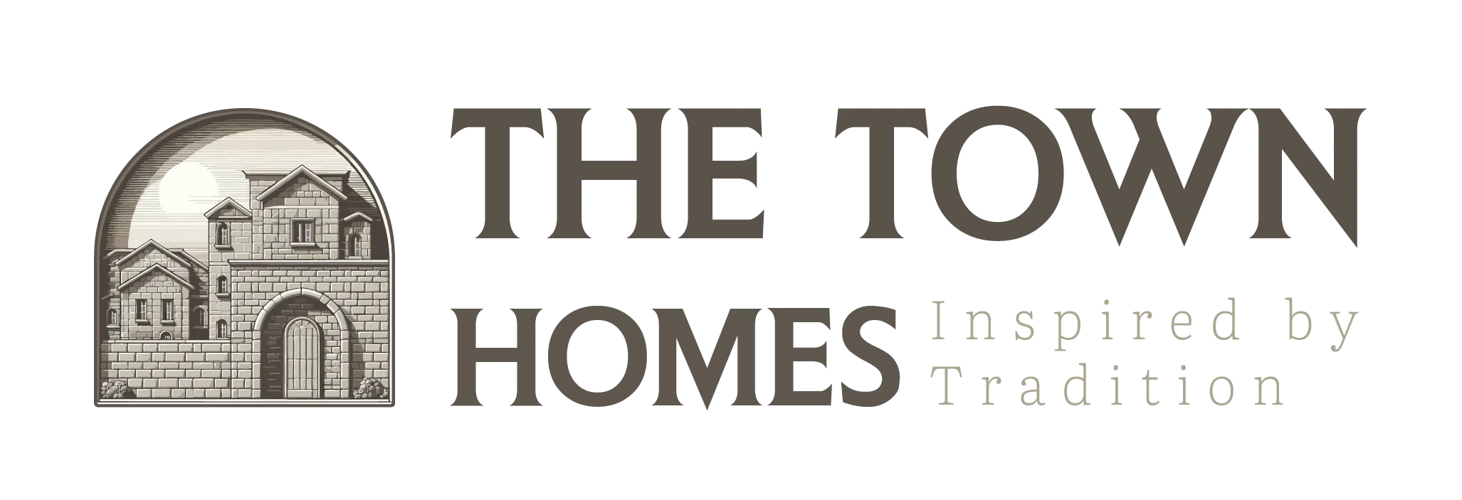 THE TOWN HOMES Graphic Design mockup